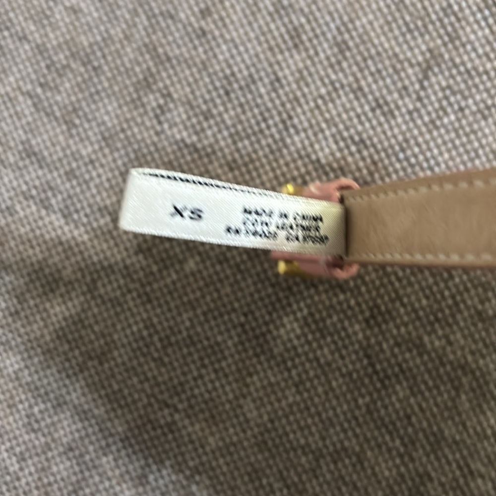 Banana Republic pink leather studded belt, size XS. RN#54023. - Picture 7 of 13
